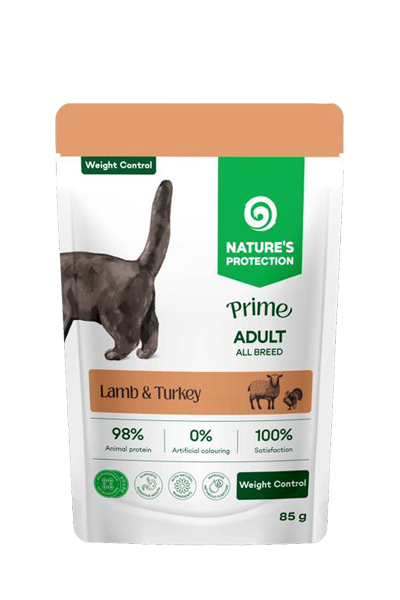 210506 PRIME Weight Control Adult Cats with Lamb and Turkey - Image 1