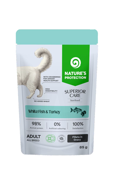 210575 SC Grain Free Sterilised Adult Cats with White fish and Turkey - Image 1